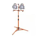 1000-Watt Halogen Twin-Head Tripod Work Light