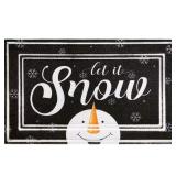 Let It Snow 18 in. x 30 in. Doormat