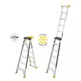 14 ft Aluminum 2-in-1 Extension Ladder