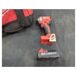 Milwaukee M18 1/4" Impact Driver + CP2.0 Battery