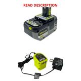 Ryobi 18V 6Ah Lithium Battery & Charger
