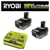 ONE+ 18V Dual Port Charger with 6.0Ah Batteries