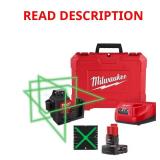 M12 12V Cordless 250 ft 3-Plane Laser Kit