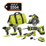 ONE+ 18V 6-Tool Kit w/ Batteries