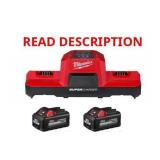 Milwaukee M18 Supercharger + 2x6Ah Batteries