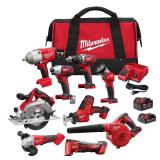 M18 Cordless 9-Tool Combo Kit, 2 Batteries