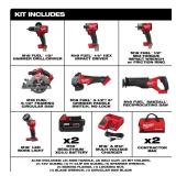 M18 FUEL 18V Brushless Combo Kit w/ 2x5Ah
