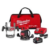 M18 FUEL 18V Cordless Router Plunge Base Kit