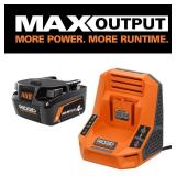 RIDGID 18V 4.0Ah Starter Kit w/ Charger