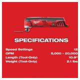 M12 12V Cordless Oscillating Tool (Tool-Only)