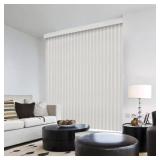 Canvas Pearl White Cordless Louvers