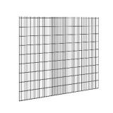 10- 6 ft x 8 ft Flat Top Metal Fence Panel