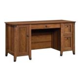 Sauder Carson Forge Computer Desk - Cherry