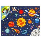 KC Cubs Educational Rug: Solar System Map 5x7