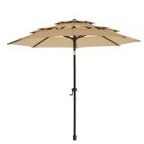 9 ft. 3-Tier Market Patio Umbrella