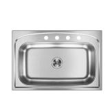 Pergola Stainless Steel Sink 33" 4-Hole