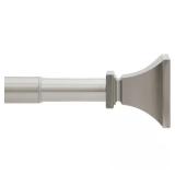 72-144 in Telescoping Rod Kit Brushed Nickel