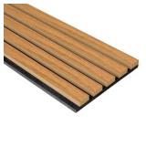 Wood Slat Acoustic Panels MDF Teak (4-Piece)