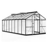Greenhouse 8 ft x 16 ft, Polycarbonate