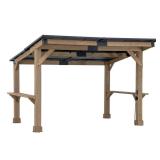 10 ft x 12 ft Gazebo with Wood Frame