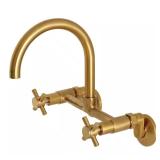 Concord 2-Handle Wall-Mount Faucet Brass