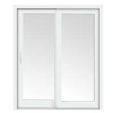 Glacier White Sliding Patio Door 71x80