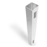 Acadia 5x5x9 ft White Vinyl End Fence Post