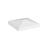 Veranda 4x4 White Pyramid Post Cap with Glue