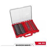 SHOCKWAVE 3/8" DEEP WELL SOCKET SET (36)