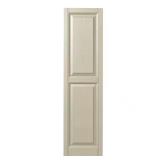 15 in. x 47 in. Raised Panel Shutters (Sand)