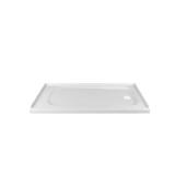 Passage 60" L x 32" W Alcove Shower Pan White