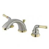 Kingston Brass GKB969 Widespread Faucet BN/PB