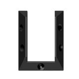 Unbranded Black Rail Bracket (4-Pack)