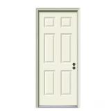 34x78 6-Panel Primed Steel Front Door