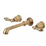 English Country 2-Handle Wall Mount Faucet