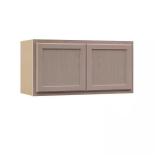 Hampton 36x18x12 Wall Bridge Cabinet Beech