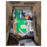 Box Lot: Electrical Items, Sealing, Nails, Screws