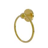 Skyline Collection Towel Ring, Polished Brass
