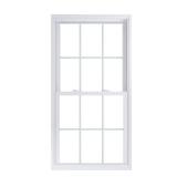 American Craftsman White Double Hung Window