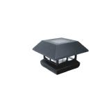 (1) Veranda 4x4 Post Cap, 7 Lumens, Black