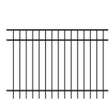 Vinings Black Aluminum Fence Panel