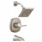 Portwood 5-Spray Tub & Shower, Brushed Ni