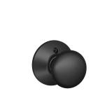 Plymouth Matte Black Dummy Door Knob
