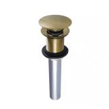Trimscape Push Pop-Up Drain, Polished Brass