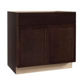Shaker 36x24x34.5 in Sink Base Cabinet, Java