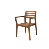 Danish Stackable Eucalyptus Chair (4-Pack)