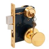 Prime-Line Brass Double Cylinder Deadbolt