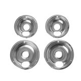 4PK CHROME RANGE DRIP BOWL (NON-GE)