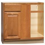 Hampton Blind Base Cabinet, Oak (36x24)