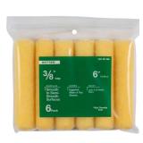 6 in. x 3/8 in. Polyester Mini Roller (6-Pack)